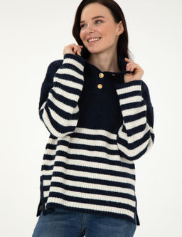 Lacivert Comfort Fit Kazak