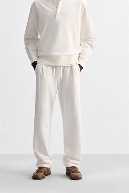 PLEATED JOGGER TROUSERS - Zara фото 9