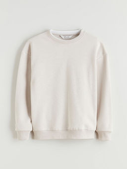 Bisiklet Yaka Erkek ?ocuk Sweatshirt