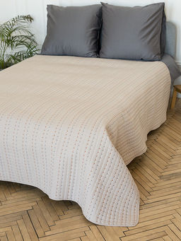 Покрывало 200x220 бежевый