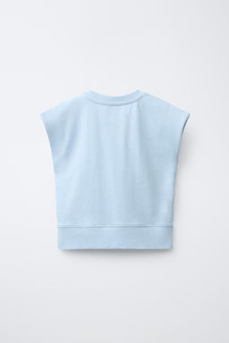 CAMISETA LISA HEAVY WEIGHT / Celeste
