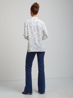 Блузка OD-814-2 белая - Tantino фото 3