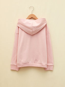 Kap??onlu Basic Uzun Kollu K?z ?ocuk Sweatshirt - Waikiki фото 2