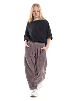 Брюки вельветовые для девочки 22-7614 бежевый - Mini maxi фото 20