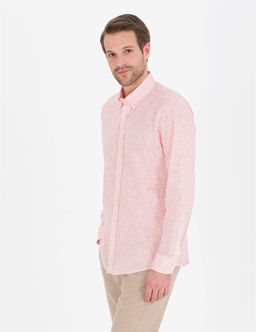 Pembe Regular Fit Uzun Kollu G_mlek