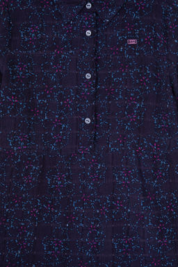 K_z _ocuk Lacivert Dokuma Elbise - U.s. polo assn фото 3