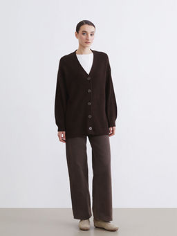 V Yaka Kad?n Triko H?rka