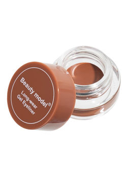 Beauty model Набор 2 в 1 подводка для глаз и тени для бровей водостойкие, тон 01