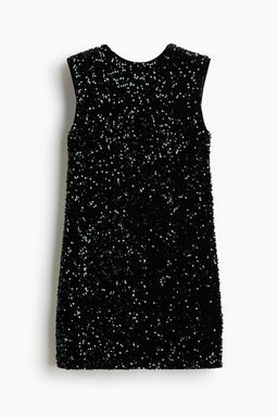 Vestido de lentejuelas con lazo decorativo - H&m фото 3