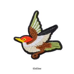 Термоаппликации  арт.TBY.LX23 Птица 60х60 мм уп.10 шт