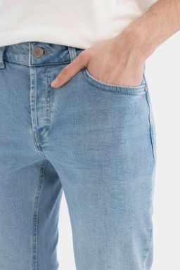 Pedro Slim Fit Джинсовые брюки узкого кроя с нормальной талией и узкими штанинами - Defacto фото 5