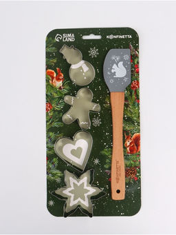 Формы для выпечки новогодние «Уютные истории», 4 шт. + лопатка