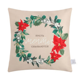 Чехол на подушку Этель Мечты, 40*40 см, 100 п/э, велюр  фото 2