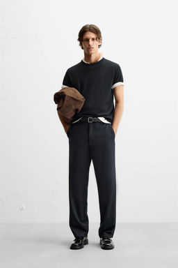 STRAIGHT-LEG TROUSERS