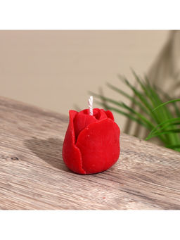 Цена за 2 шт. Свеча "Тюльпан" 4х4х4 см, соевый воск