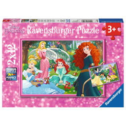 Ravensburger. Пазл карт. 2x12 арт.07620 "Дисней Принцессы"