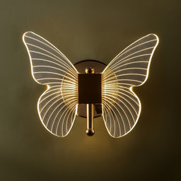 Бра «Бабочка» LED 12 Вт 3000К золото 23×17.5×11 см