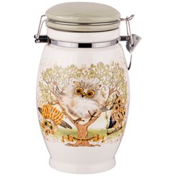 ЕМКОСТЬ ДЛЯ СЫПУЧИХ ПРОДУКТОВ ДЕРЕВО МУДРОСТИ 11,5*11,5 СМ. ВЫСОТА=20 СМ. / 1100 МЛ.