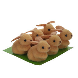 Фигурка декоративная Заяц, набор из 6-ти шт., L13 W12 H4 см, 2в. - Remeco фото 4