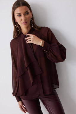 Блуза LYUSHe 4221 бордо  фото 6