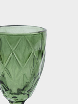 Рюмка, 50 мл, стекло, зелёная, Diamond color - Anna lafarg фото 4
