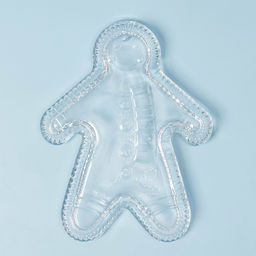 Блюдо Новогоднее чудо. Пряня, 24?18.5?2.7 см, стекло, прозрачное