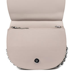 Y8248-1P pink женская кожаная сумка "Saddle" Barcelo Biagi