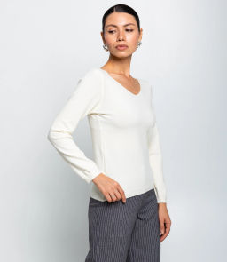 Джемпер #КТ978 (1), кремовый