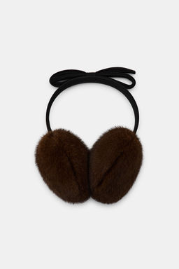 FAUX FUR BOW EARMUFFS - Zara фото 3