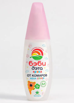 ДЭТА БЭБИ детский AQUA спрей от комаров 2в1 100мл