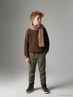 Beli Lastikli Erkek ?ocuk Pantolon