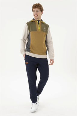 Мужской бежевый свитшот - U.s. polo assn фото 4