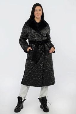 Пальто женское демисезонное (пояс) - El podio фото 13