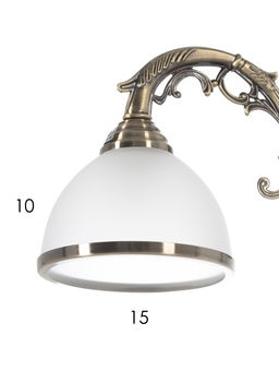 Бра ЭкономСвет 72702/1wAB, 1×40 Вт, E27, 29×15×20 см, бронзовое