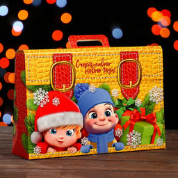 Подарочная коробка Сладкий портфельчик, 29,9 х 8 х 20 см