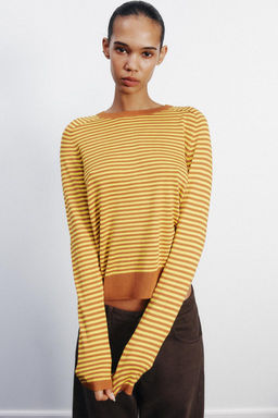 STRIPED KNIT SWEATER - Zara фото 8