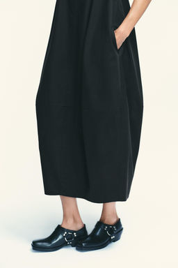 MIDI DRESS WITH PLEATED BACK - Zara фото 4