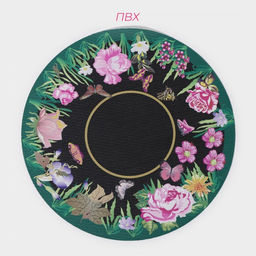 Набор салфеток сервировочных Доляна Роуз, d=38 см, 4 шт, цвет зелёный  фото 11