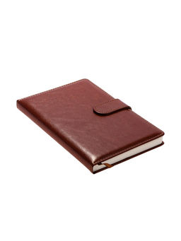 Ежедневник недатированный А5, 112 листов, в линейку, с ручкой, подарочная коробка, коричневый - Simaland фото 5