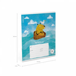 Цена за 10 шт. Тетрадь школьная ученическая ErichKrause Capybara Travel, 12 листов, клетка, выборочный УФ-лак+конгрев (в плёнке по 10 шт.)_MIX-PACK  фото 10