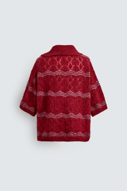 OPENWORK KNIT POLO SHIRT HARRY LAMBERT FOR ZARA X DISNEY  фото 2