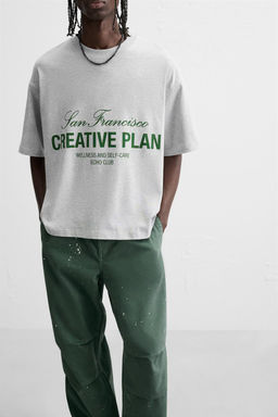 SLOGAN PRINT T-SHIRT - Zara фото 5