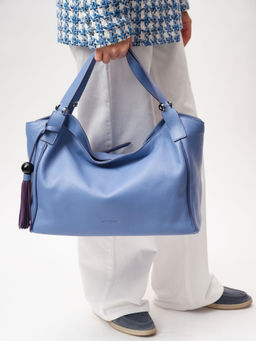 Кожаная сумка Deboro 30428 сиреневый закат