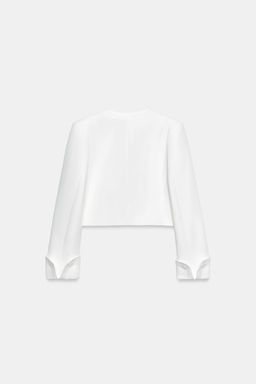 BLAZER CRUZADA ZW COLLECTION / Blanco - Zara фото 6
