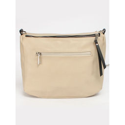 Сумка женская искусственная кожа ADEL-294, 2 отд/2плеч рем, бежевый/черный 252896 - Adelia фото 2