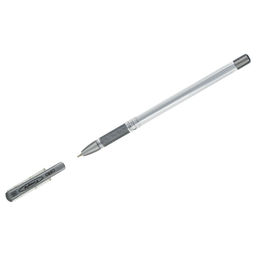 Цена за 27 шт. Ручка шариковая Cello "Finegrip" узел 0.7мм, синие чернила, резиновый грип (держатель), серо-серебристый корпус
