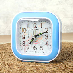 Будильник 10 см / XD901 /уп.100/ плавный ход/ подсветка экрана/ микс