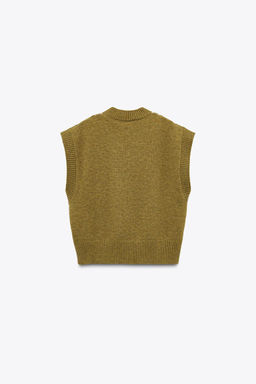 DIAMOND JACQUARD WAISTCOAT - Zara фото 8