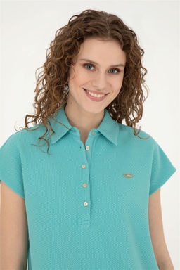 Женская мятная футболка - U.s. polo assn фото 2