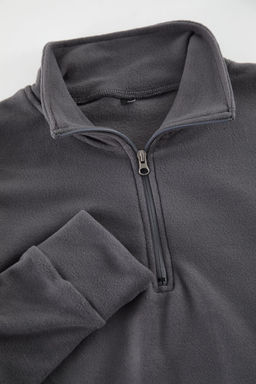 TRENDYOL MAN Saks Regular/Normal Kesim Dik Yaka Anti-Pilling S?cak Tutan/Polar Sweatshirt TMNAW25SW00182 - Trendyolmilla фото 5